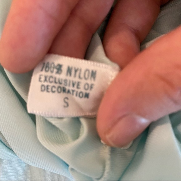 Vintage Kayser pastel blue lace slip skirt - Picture 5 of 15